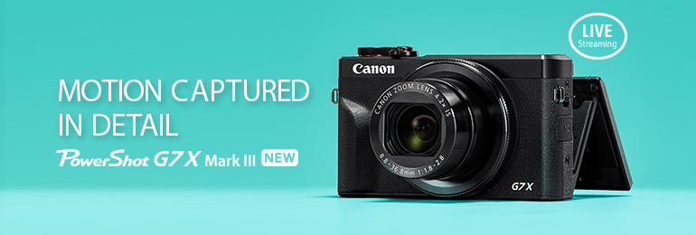 Digital Compact Cameras - PowerShot G7 X Mark III - Canon Philippines