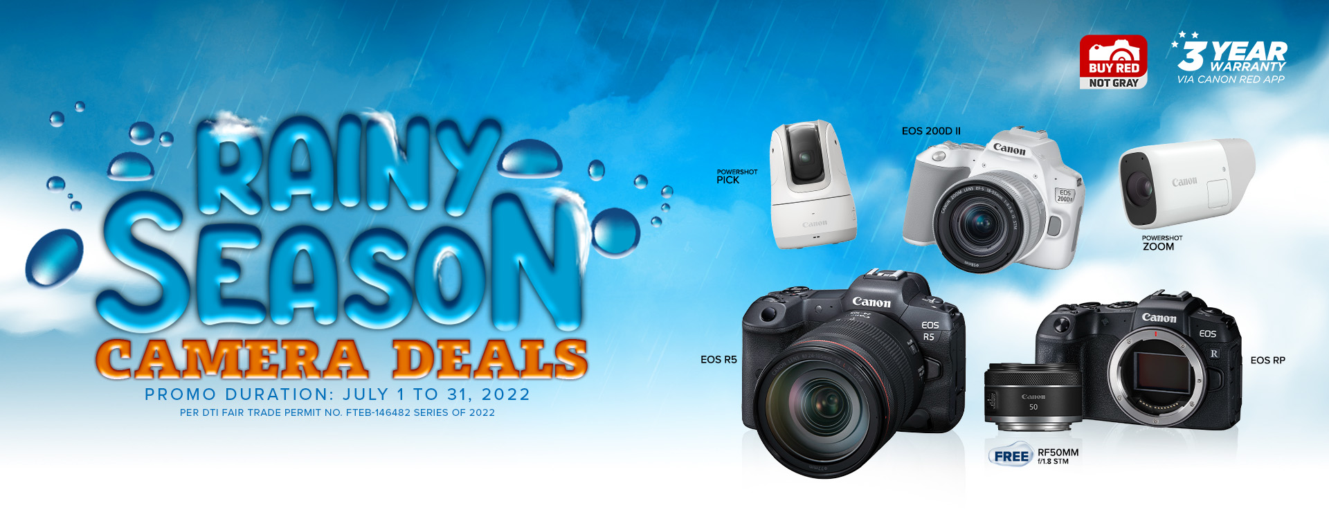 Canon Rainy Season Camera Deals