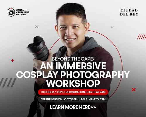BEYOND THE CAPE: An Immersive Cosplay Photography Workshop with Jay Tablante