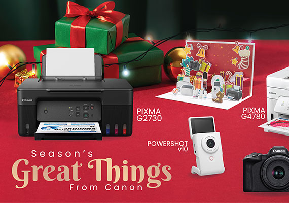 Canon launches holiday promos and nationwide workshops for cameras, PIXMA, and MAXIFY printers