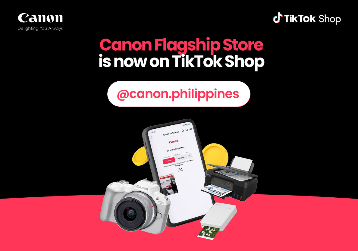 Canon Philippines is now on TikTok Shop!