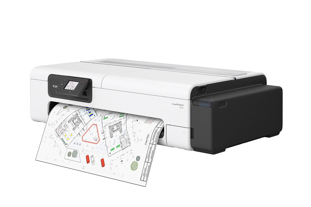 Canon Introduces New imagePROGRAF TC-21, a Desktop Large Format Printer, for A1+ Compatible Printing