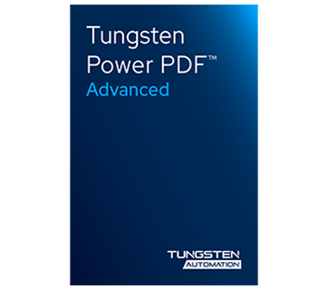 Tungsten Power PDF Advanced
